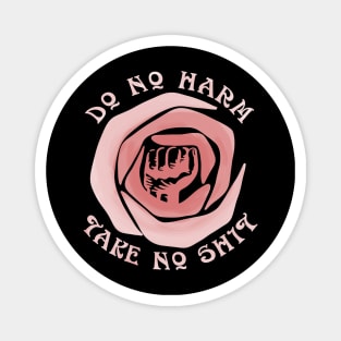 Do No Harm Take No Shit Magnet